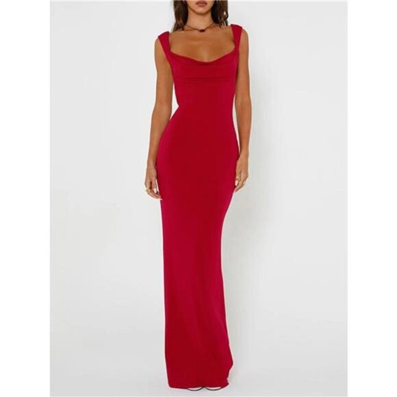 A Classy Chic Boutique Dresses & Skirts - Backless Wide Strap Maxi Dress